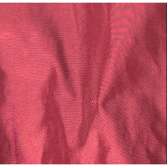 Timberland Burgundy Windbreaker Jacket Men’s L Zip Front Lightweight Stains - Picture 3 of 6